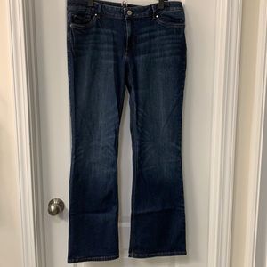 WHBM Mid-Rise Everyday Soft Denim Bootcut Jeans